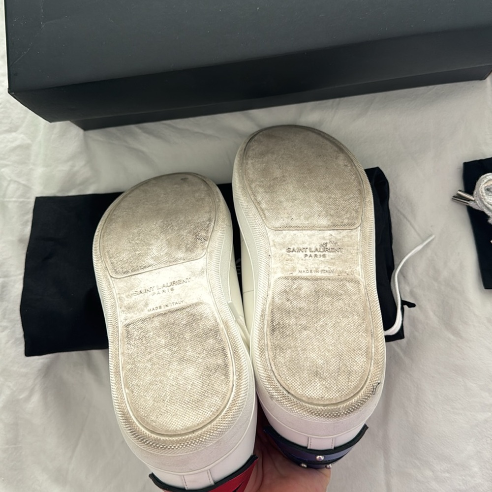 Saint Laurent White Sneakers
Worn a couple times
100% authentic - Picture 5 of 7
